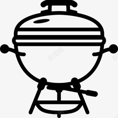 烧烤烹饪花园图标图标