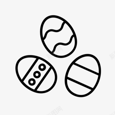 复活节彩蛋装饰寻找复活节彩蛋图标图标