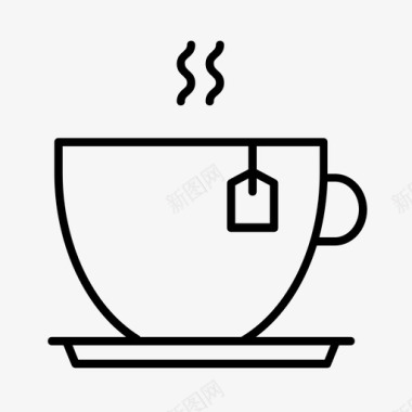 茶咖啡杯子图标图标