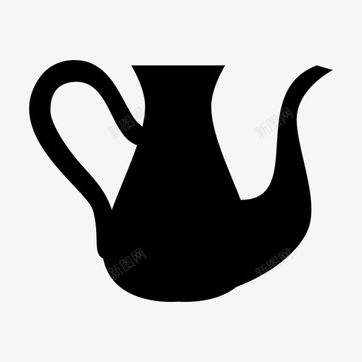茶壶饮料厨房和食物图标svg_新图网 https://ixintu.com 厨房和食物 茶壶 饮料
