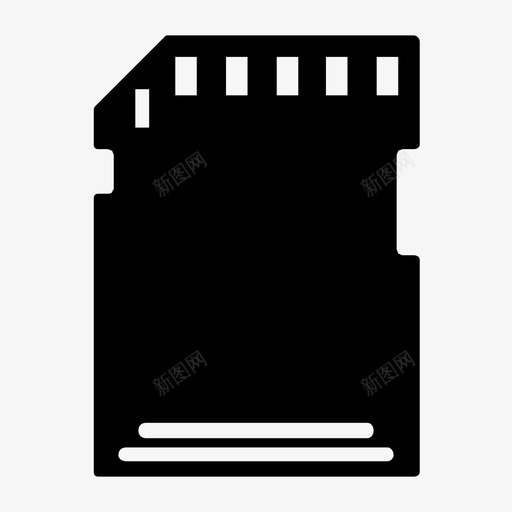 卡相机磁盘图标svg_新图网 https://ixintu.com sim卡 卡 照片 相机 磁盘
