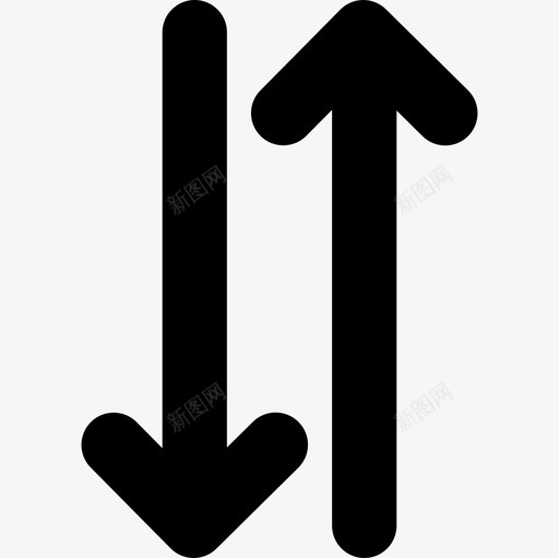 两个相对的上下箭头并排箭头集为3图标svg_新图网 https://ixintu.com 两个相对的上下箭头并排 箭头集为3