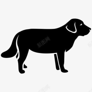猎犬狗家养图标图标
