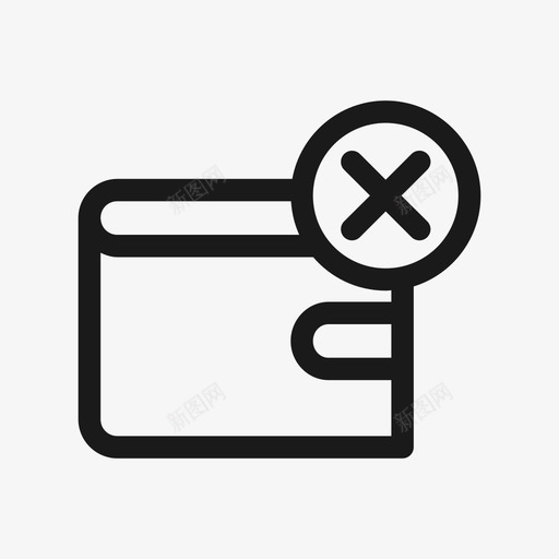 钱包移除钱包钱包袋子图标svg_新图网 https://ixintu.com 袋子 钱包 钱包移除 钱包钱包