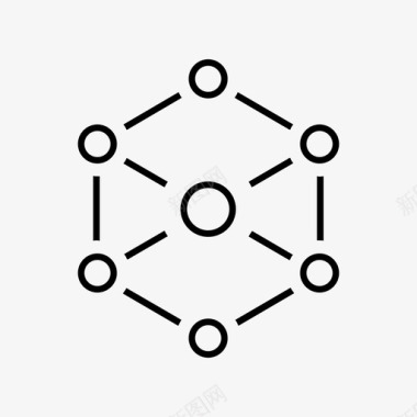 连接架构网络图标图标