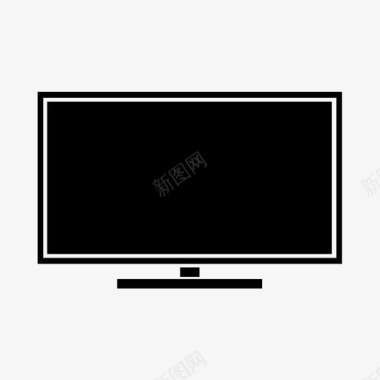 电视监视器屏幕图标图标