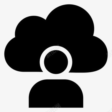 云用户帐户头像图标图标