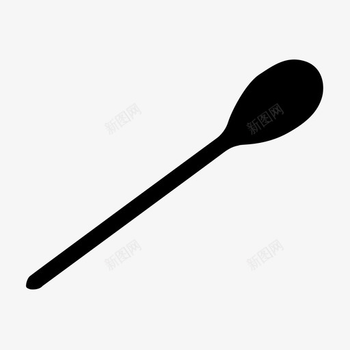 木勺烹饪搅拌图标svg_新图网 https://ixintu.com 搅拌 木勺 烹饪