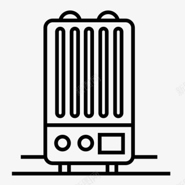 冷却器空气电器图标图标