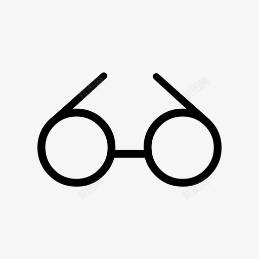 眼镜眼睛找到图标svg_新图网 https://ixintu.com 找到 眼睛 眼镜