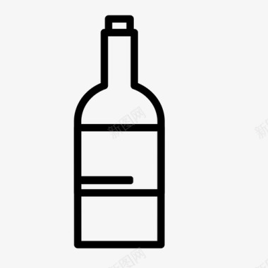 酒瓶子食物图标图标