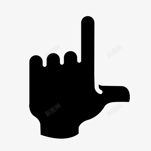 方向手指示器图标svg_新图网 https://ixintu.com 上楼梯 手 手实心样式 指示器 方向 点