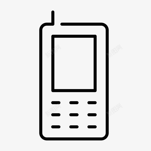 旧电话设备移动设备图标svg_新图网 https://ixintu.com 旧电话 移动设备 设备 设备间隔罚款