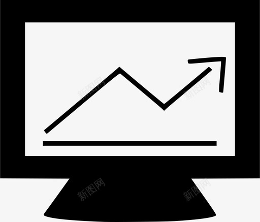 显示器计算机经济图标svg_新图网 https://ixintu.com 屏幕 显示器 经济 计算机