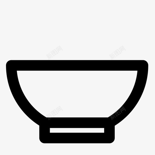碗食物厨房图标svg_新图网 https://ixintu.com 厨房 套装 盘子 碗 食物