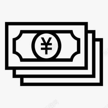 账户货币日元图标图标