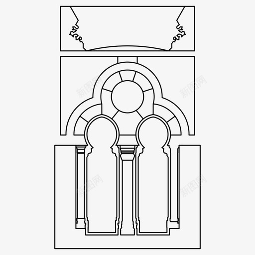 伊斯兰图案阿拉伯花纹艺术图标svg_新图网 https://ixintu.com 伊斯兰图案 图案 斋月 清真寺 艺术 阿拉伯花纹