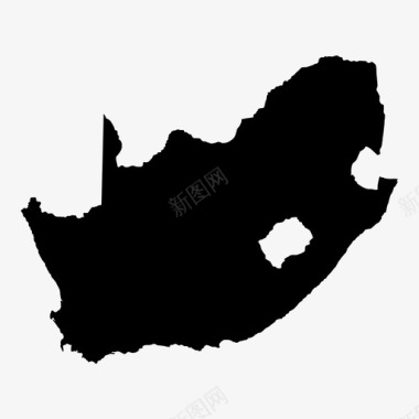 南非地图开普敦共和国图标图标