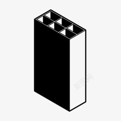 陶瓷墙砖建筑陶瓷块图标高清图片