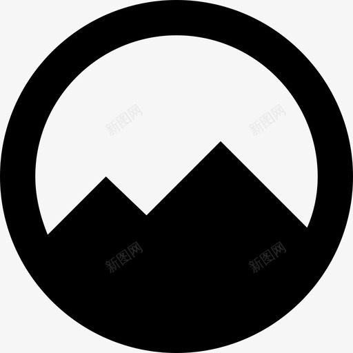山内圆材质单色图标svg_新图网 https://ixintu.com 单色 山内圆 材质设计