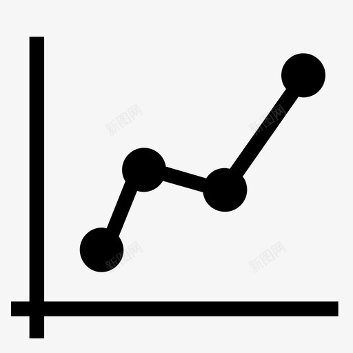 线图分析数据报告图标svg_新图网 https://ixintu.com 分析 数据报告 线图 统计 趋势