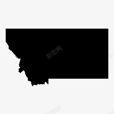 蒙大拿美国州图标图标