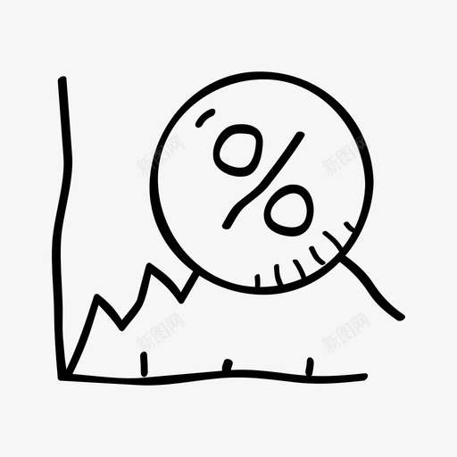 利润分析收益图标svg_新图网 https://ixintu.com 分析 利润 商业涂鸦 增长 收益 统计