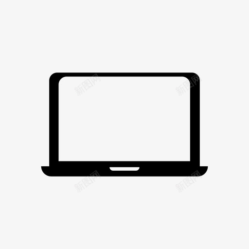 笔记本电脑便携式屏幕图标svg_新图网 https://ixintu.com 便携式 屏幕 技术 笔记本电脑