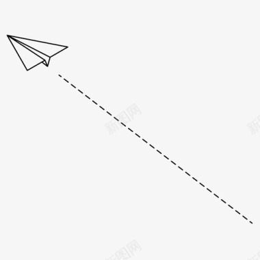 纸飞机飞行折纸飞机图标图标