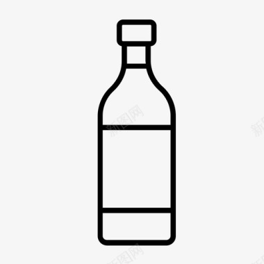 酒瓶子饮料图标图标