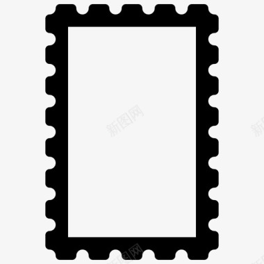 邮票相框邮件图标图标