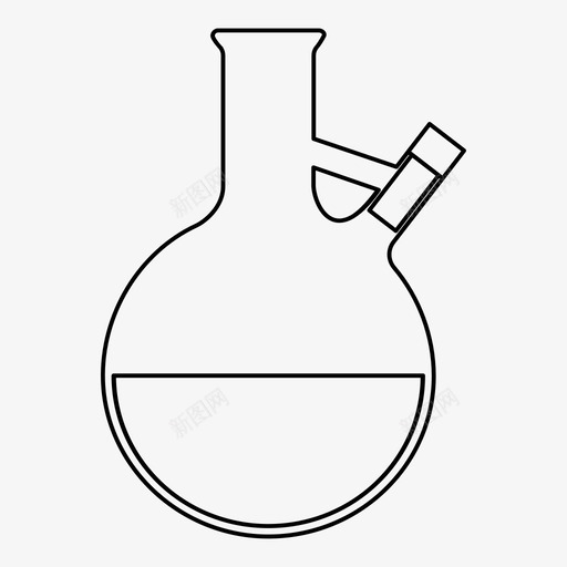 斯特劳斯烧瓶化学玻璃器皿图标svg_新图网 https://ixintu.com 化学 实验室 斯特劳斯烧瓶 玻璃器皿 科学