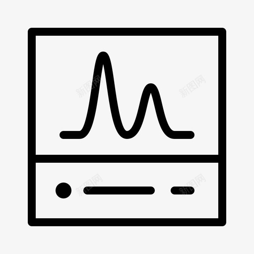 色谱法图表监视器图标svg_新图网 https://ixintu.com 其他 图表 屏幕 监视器 色谱法