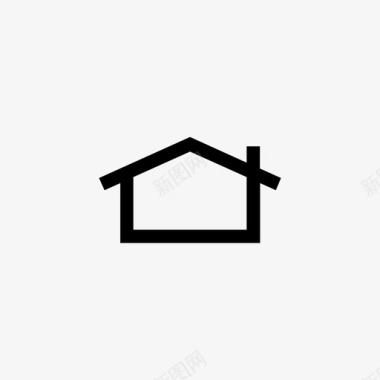 房屋建筑业主图标图标