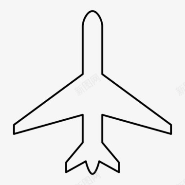 飞机出发飞行模式图标图标