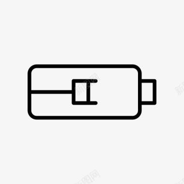 电池充电充电插电图标图标