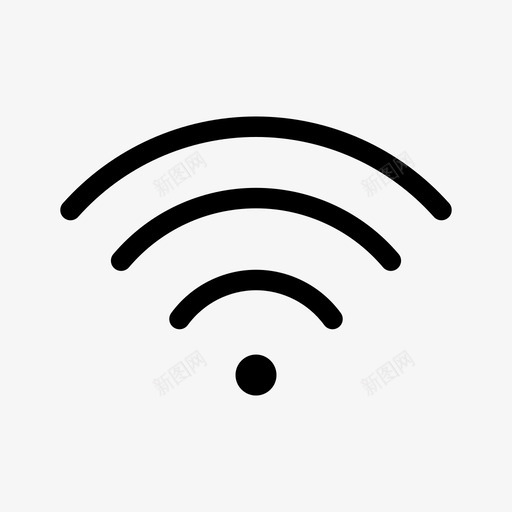 wificonnectconnection图标svg_新图网 https://ixintu.com connect connection internet minimalist概述 network wifi