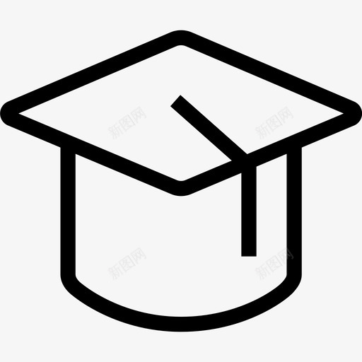 教育毕业学习图标svg_新图网 https://ixintu.com sharpicons24像素网格1倍笔划 学习 教育 毕业 灰泥板