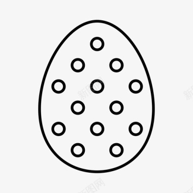 复活节彩蛋装饰假日图标图标