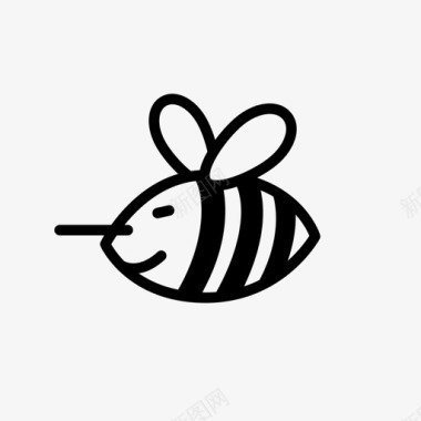 蜜蜂蜂巢蜂蜜图标图标