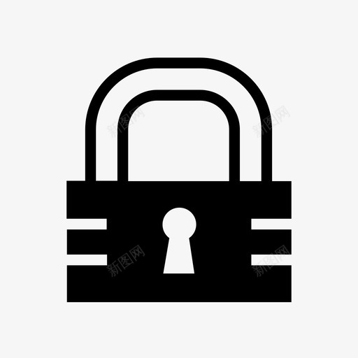 锁入口保护图标svg_新图网 https://ixintu.com 保护 入口 安全 锁