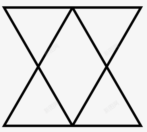 图案几何星星图标svg_新图网 https://ixintu.com 三角形 几何 古代符号 图案 星星 符号