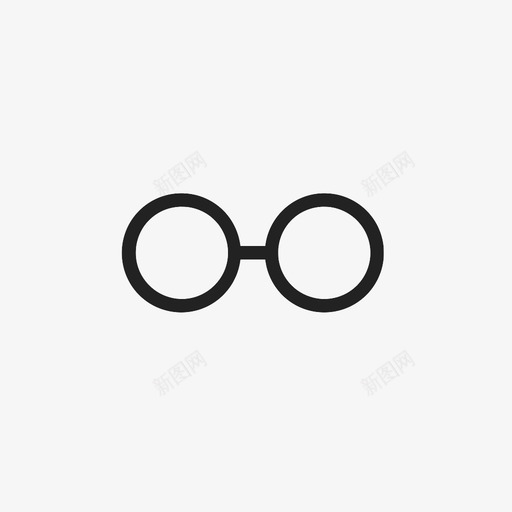 圆眼镜圆框哈利波特眼镜图标svg_新图网 https://ixintu.com 哈利波特眼镜 圆框 圆眼镜 太阳镜
