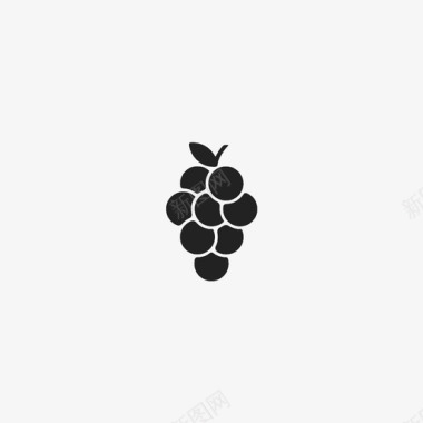 葡萄饮食水果图标图标