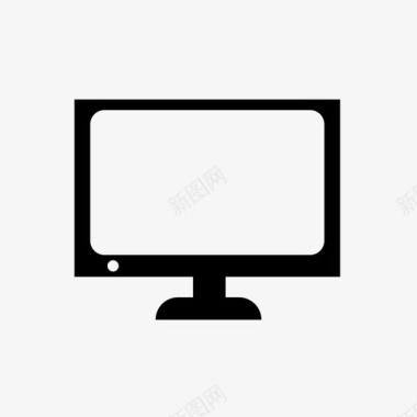 桌面监视器屏幕图标图标