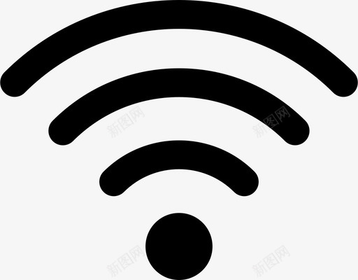 wifi高信号路由器图标svg_新图网 https://ixintu.com wifi 无线 路由器 高信号