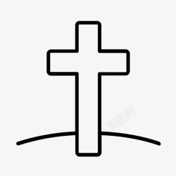 神性十字架基督教神性图标高清图片