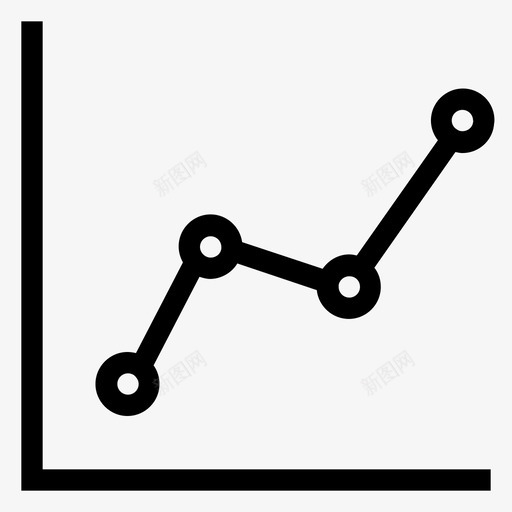 线图分析数据报告图标svg_新图网 https://ixintu.com 分析 数据报告 线图 统计 趋势