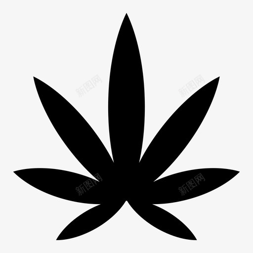 大麻毒品图标svg_新图网 https://ixintu.com 大麻 毒品