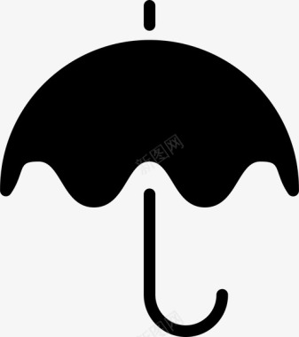 雨伞雨图标图标